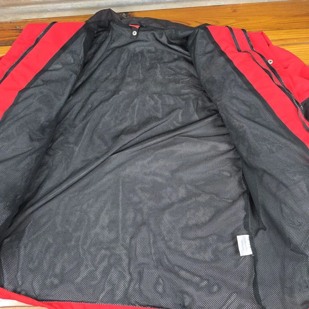 HILTI Women's 4XL water proof Soft Shell Full Zip Coat Jacket Red Tools Pockets